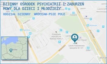 ODDZIAŁ DZIENNY - DZIENNY OŚRODEK PSYCHIATRII I ZABURZEŃ MOWY DLA DZIECI I MŁODZIEŻY - WOŁOWSKA 9,  WROCŁAW-PSIE POLE
