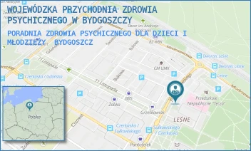 PORADNIA ZDROWIA PSYCHICZNEGO DLA DZIECI I MŁODZIEŻY - WOJEWÓDZKA PRZYCHODNIA ZDROWIA PSYCHICZNEGO W BYDGOSZCZY - SUŁKOWSKIEGO 58A, BYDGOSZCZ