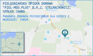 PORADNIA ZDROWIA PSYCHICZNEGO DLA DZIECI I MŁODZIEŻY - PIEL-MED.PLUS SPÓŁKA Z OGRANICZONĄ ODPOWIEDZIALNOŚCIĄ - CERAMICZNA 22A,  CHEŁM