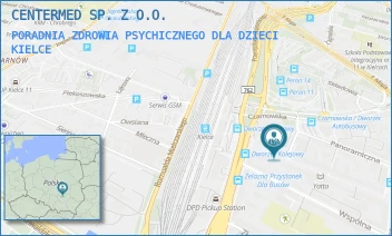 PORADNIA ZDROWIA PSYCHICZNEGO DLA DZIECI - CENTERMED SP. Z O.O. - HENRYKA SIENKIEWICZA 78A,  KIELCE