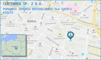 PORADNIA ZDROWIA PSYCHICZNEGO DLA DZIECI - CENTERMED SP. Z O.O. - MIKOŁAJA KOPERNIKA 3,  KIELCE