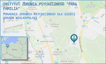PORADNIA ZDROWIA PSYCHICZNEGO DLA DZIECI - INSTYTUT ZDROWIA PSYCHICZNEGO "PARA FAMILIA" - UL. FRANCISZKA WALCZAKA 12B,  GORZÓW WIELKOPOLSKI