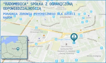 PORADNIA ZDROWIA PSYCHICZNEGO DLA DZIECI - "RADOMEDICA" SPÓŁKA Z OGRANICZONĄ ODPOWIEDZIALNOŚCIĄ - OLSZTYŃSKA 39,  RADOM