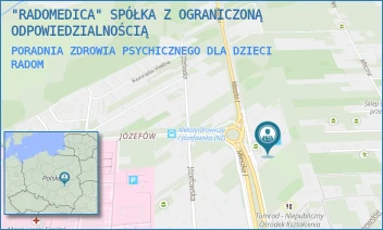 PORADNIA ZDROWIA PSYCHICZNEGO DLA DZIECI - "RADOMEDICA" SPÓŁKA Z OGRANICZONĄ ODPOWIEDZIALNOŚCIĄ - MIESZKA I 30,  RADOM