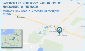 PORADNIA DLA OSÓB Z AUTYZMEM DZIECIĘCYM - SAMODZIELNY PUBLICZNY ZAKŁAD OPIEKI ZDROWOTNEJ W PNIEWACH - 2A,  PNIEWY