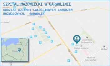 ODDZIAŁ DZIENNY CAŁOŚCIOWYCH ZABURZEŃ ROZWOJOWYCH. - SZPITAL MAZOWIECKI W GARWOLINIE - ALEJA LEGIONÓW 11,  GARWOLIN