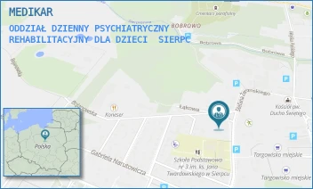 ODDZIAŁ DZIENNY PSYCHIATRYCZNY REHABILITACYJNY DLA DZIECI - MEDIKAR - KONSTYTUCJI 3 MAJA 2,  SIERPC