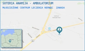 MŁODZIEŻOWE CENTRUM LECZENIA NERWIC - SOTERIA ANAMIJA - AMBULATORIUM - UL. TURAWSKA 14A, ZAWADA