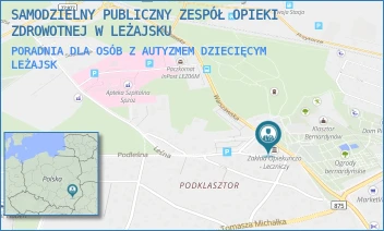 PORADNIA DLA OSÓB Z AUTYZMEM DZIECIĘCYM - SAMODZIELNY PUBLICZNY ZESPÓŁ OPIEKI ZDROWOTNEJ W LEŻAJSKU - MARIACKI 9, LEŻAJSK