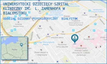 ODDZIAŁ DZIENNY PSYCHIATRYCZNY - UNIWERSYTECKI DZIECIĘCY SZPITAL KLINICZNY IM.  L. ZAMENHOFA W BIAŁYMSTOKU - WASZYNGTONA 17,  BIAŁYSTOK