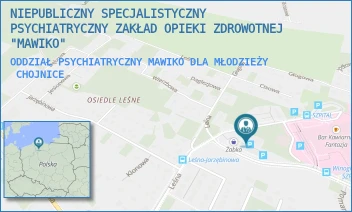 ODDZIAŁ PSYCHIATRYCZNY MAWIKO DLA MŁODZIEŻY - NIEPUBLICZNY SPECJALISTYCZNY PSYCHIATRYCZNY ZAKŁAD OPIEKI ZDROWOTNEJ "MAWIKO" - UL. LEŚNA 8, CHOJNICE