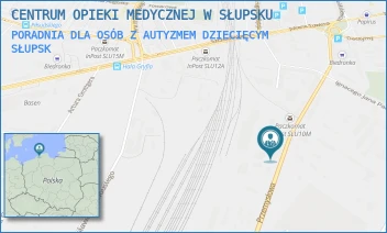 PORADNIA DLA OSÓB Z AUTYZMEM DZIECIĘCYM - CENTRUM OPIEKI MEDYCZNEJ W SŁUPSKU - UL. PRZEMYSŁOWA 11A,  SŁUPSK