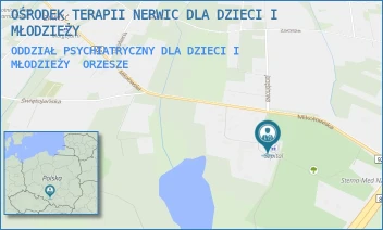 ODDZIAŁ PSYCHIATRYCZNY DLA DZIECI I MŁODZIEŻY - OŚRODEK TERAPII NERWIC DLA DZIECI I MŁODZIEŻY - UL. MIKOŁOWSKA 208,  ORZESZE