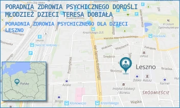 PORADNIA ZDROWIA PSYCHICZNEGO DLA DZIECI - PORADNIA ZDROWIA PSYCHICZNEGO DOROŚLI MŁODZIEŻ DZIECI TERESA DOBIAŁA - TYLNA 14,  LESZNO
