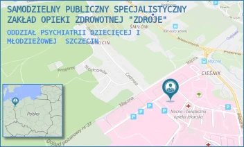 ODDZIAŁ PSYCHIATRII DZIECIĘCEJ I MŁODZIEŻOWEJ - SAMODZIELNY PUBLICZNY SPECJALISTYCZNY ZAKŁAD OPIEKI ZDROWOTNEJ "ZDROJE" W SZCZECINIE - MĄCZNA 4, SZCZECIN