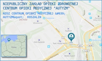 NZOZ CENTRUM OPIEKI MEDYCZNEJ ' AUTYZM" - NIEPUBLICZNY ZAKŁAD OPIEKI ZDROWOTNEJ CENTRUM OPIEKI MEDYCZNEJ "AUTYZM" - MORSKA 2,  KOSZALIN